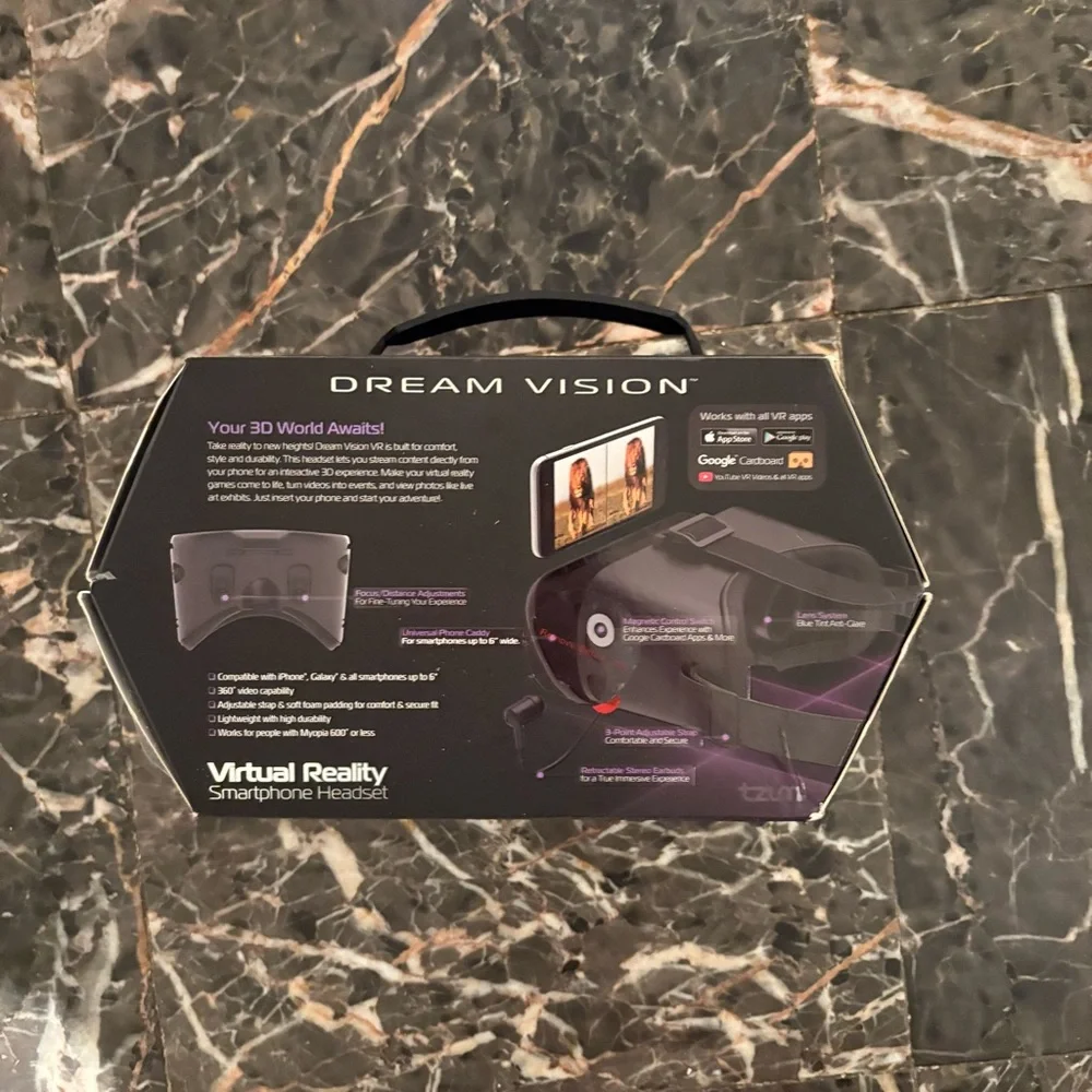 Black Virtual Reality Headset